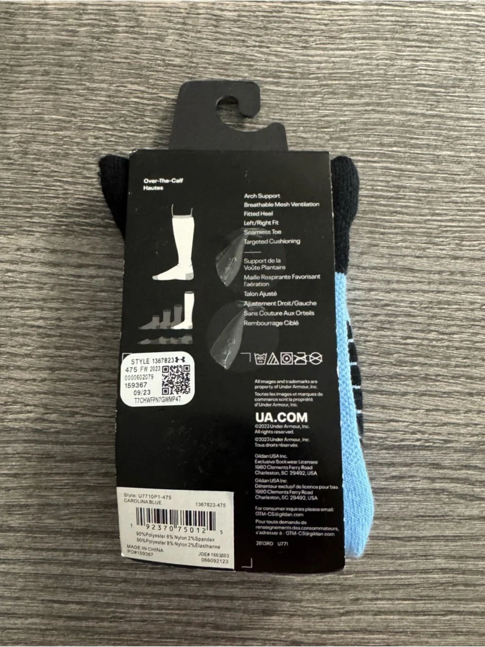 Under Armour UA Team Cushioned Over The Calf Socks Youth Size 10.5K-13K